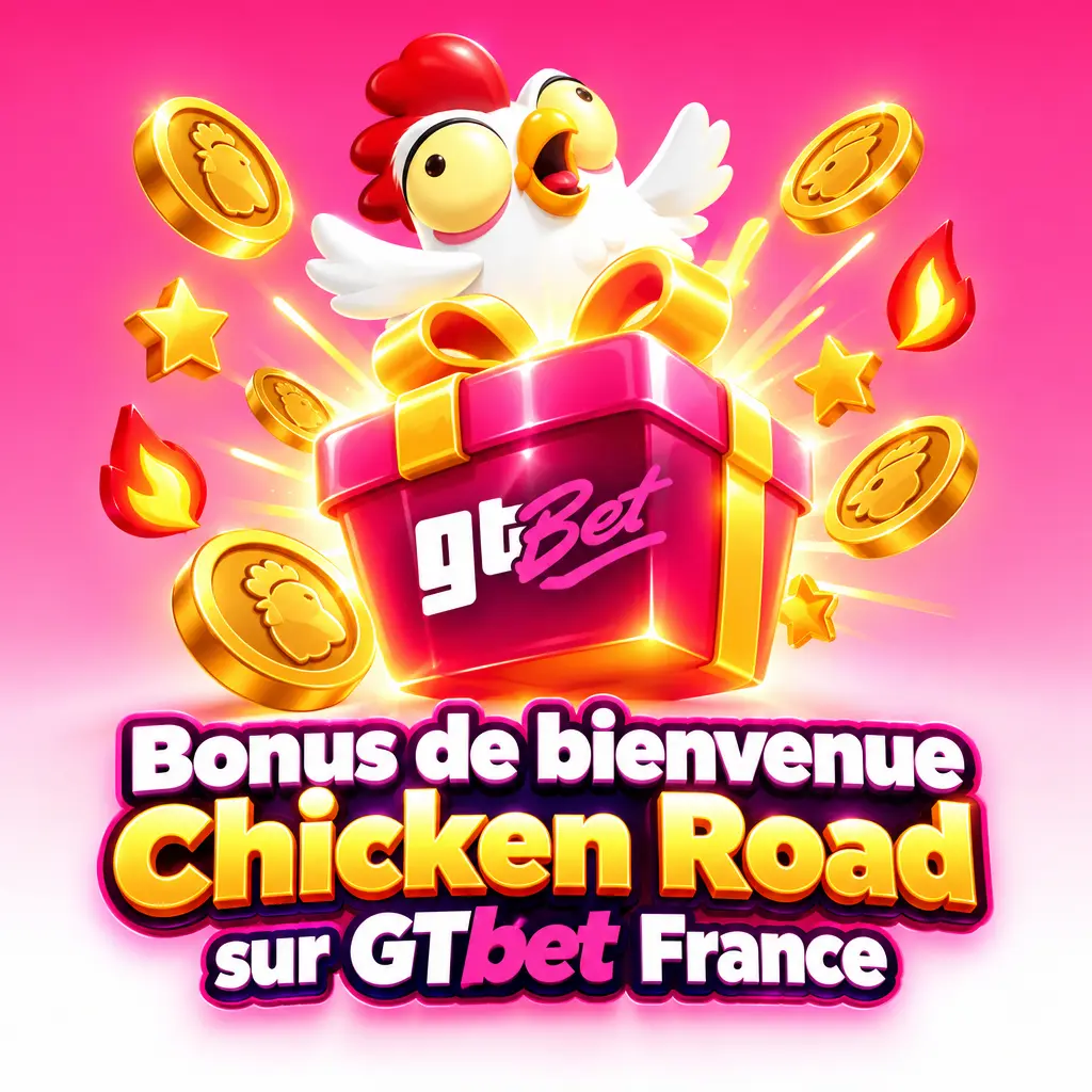 Bonus de bienvenue Chicken Road sur GTbet France