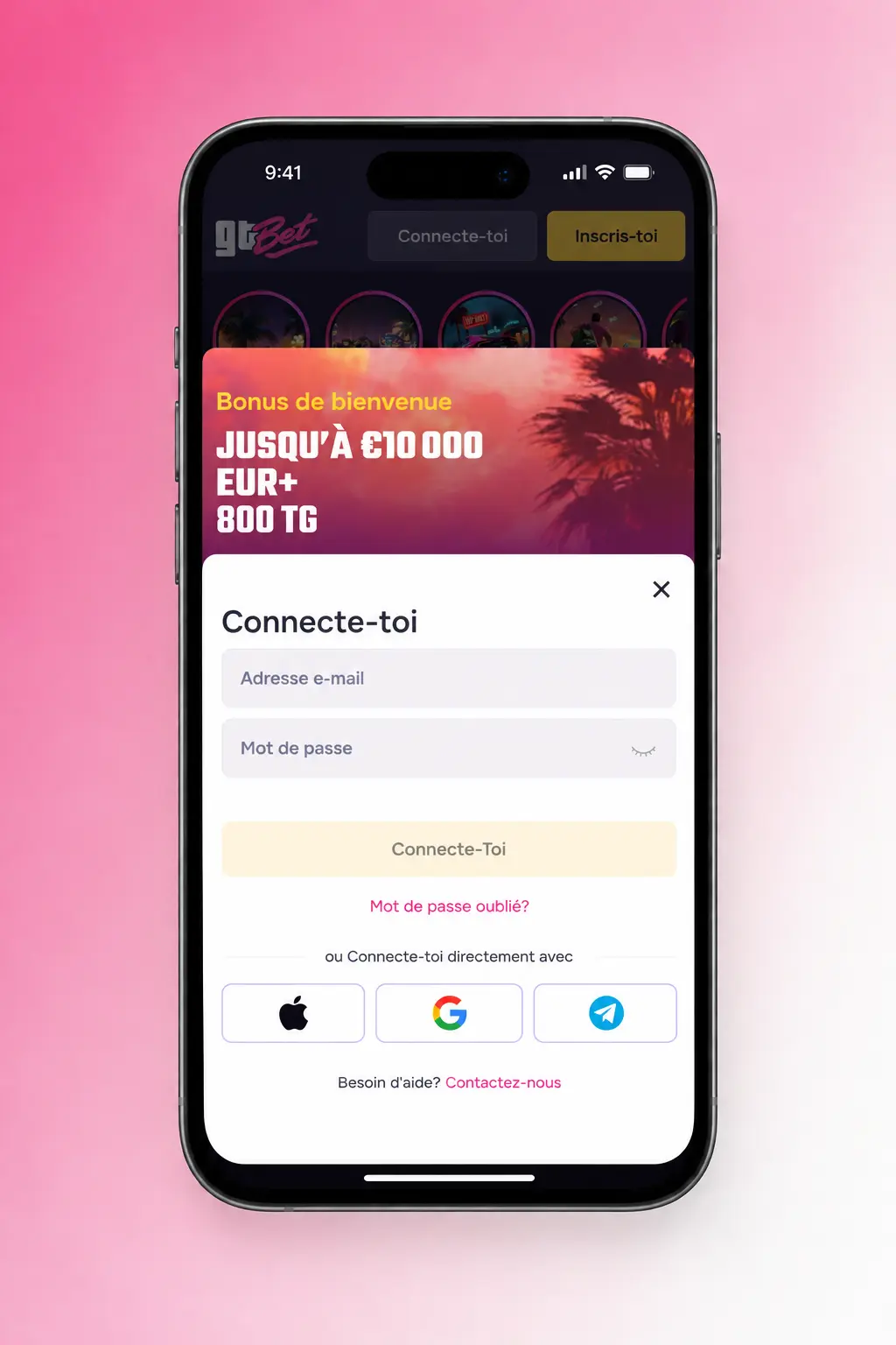 Étapes pour démarrer sur Chicken Road GTbet mobile