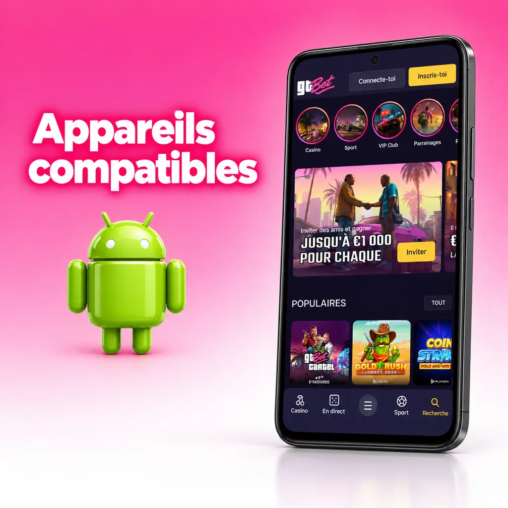 Appareils Android testés avec Chicken Road