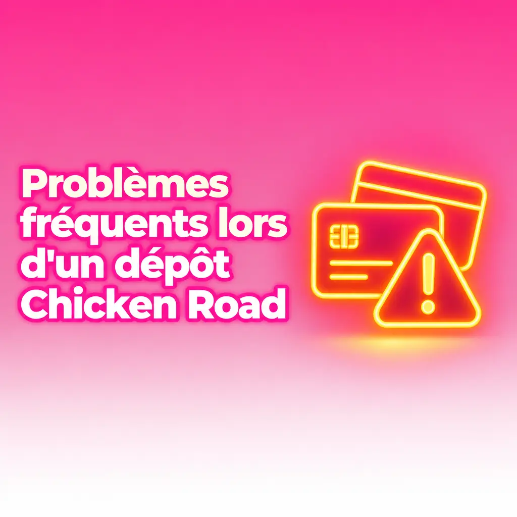 Illustration des problèmes de dépôt sur Chicken Road