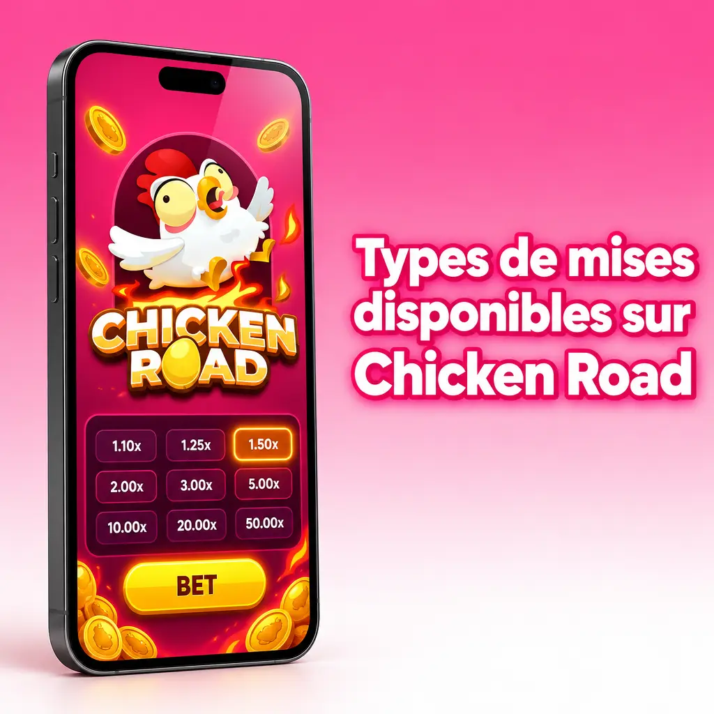Options de mise sur Chicken Road