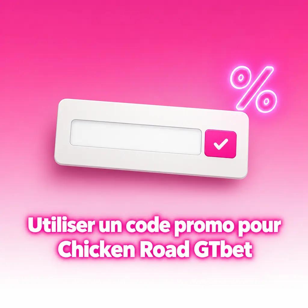 Champ de saisie du code promo CHICKEN500 sur Chicken Road